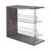 Prescott Rectangular 2-shelf Bar Unit Grey - Premium Bar from Coaster Z2 Standard - Just $270! Shop now at Furniture Wholesale Plus  We are the best furniture store in Nashville, Hendersonville, Goodlettsville, Madison, Antioch, Mount Juliet, Lebanon, Gallatin, Springfield, Murfreesboro, Franklin, Brentwood