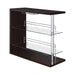 Prescott Rectangular 2-shelf Bar Unit Glossy Cappuccino - Premium Bar from Coaster Z2 Standard - Just $358! Shop now at Furniture Wholesale Plus  We are the best furniture store in Nashville, Hendersonville, Goodlettsville, Madison, Antioch, Mount Juliet, Lebanon, Gallatin, Springfield, Murfreesboro, Franklin, Brentwood