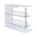 Prescott Rectangular 2-shelf Bar Unit Glossy White - Premium Bar from Coaster Z2 Standard - Just $358! Shop now at Furniture Wholesale Plus  We are the best furniture store in Nashville, Hendersonville, Goodlettsville, Madison, Antioch, Mount Juliet, Lebanon, Gallatin, Springfield, Murfreesboro, Franklin, Brentwood