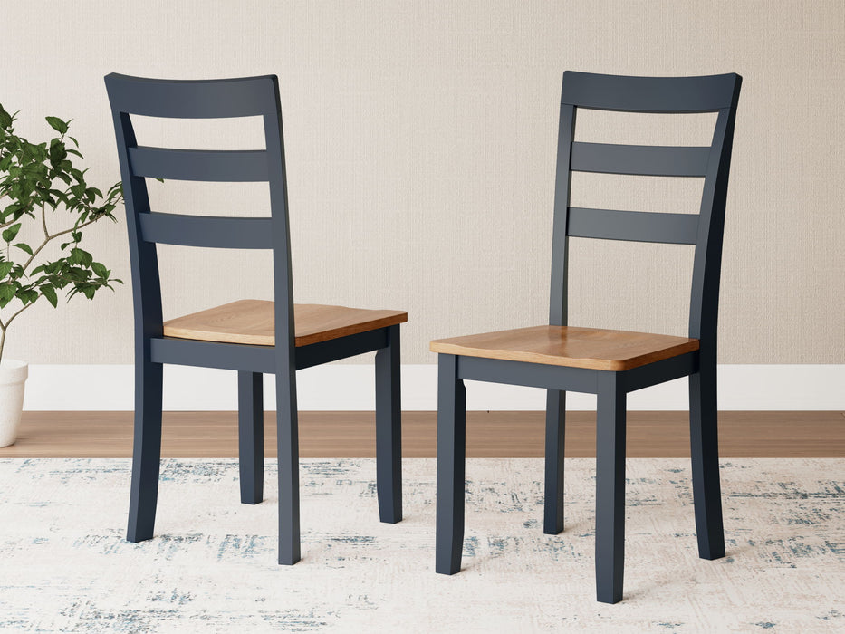 Gesthaven - Dining Room Side Chair (Set of 2) - Premium Chair Sets from Signature Design by Ashley® - Just $198! Shop now at Furniture Wholesale Plus  We are the best furniture store in Nashville, Hendersonville, Goodlettsville, Madison, Antioch, Mount Juliet, Lebanon, Gallatin, Springfield, Murfreesboro, Franklin, Brentwood