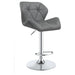 Berrington Adjustable Bar Stools Chrome and Grey (Set of 2) - Premium Barstool from Coaster Z2 Standard - Just $138! Shop now at Furniture Wholesale Plus  We are the best furniture store in Nashville, Hendersonville, Goodlettsville, Madison, Antioch, Mount Juliet, Lebanon, Gallatin, Springfield, Murfreesboro, Franklin, Brentwood