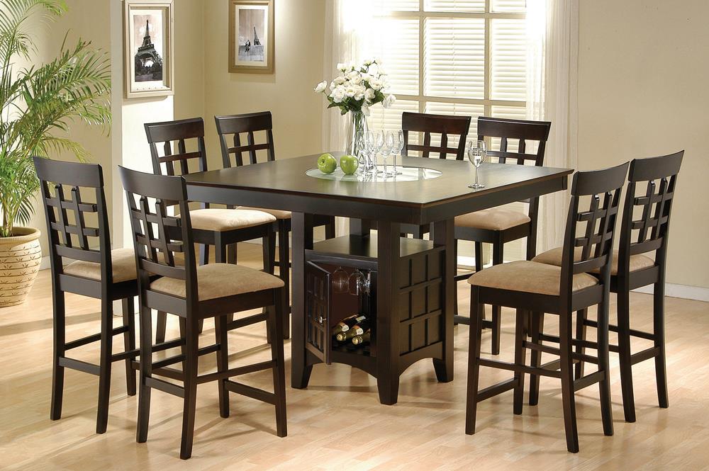 Gabriel 7-piece Square Counter Height Dining Set Cappuccino - Premium Dining Room Set from Coaster Z2 Standard - Just $1186! Shop now at Furniture Wholesale Plus  We are the best furniture store in Nashville, Hendersonville, Goodlettsville, Madison, Antioch, Mount Juliet, Lebanon, Gallatin, Springfield, Murfreesboro, Franklin, Brentwood