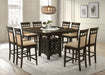 Gabriel 5-piece Square Counter Height Dining Set Cappuccino - Premium Dining Room Set from Coaster Z2 Standard - Just $978! Shop now at Furniture Wholesale Plus  We are the best furniture store in Nashville, Hendersonville, Goodlettsville, Madison, Antioch, Mount Juliet, Lebanon, Gallatin, Springfield, Murfreesboro, Franklin, Brentwood