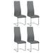 Montclair Upholstered High Back Side Chairs Grey and Chrome (Set of 4) - Premium Dining Chair from Coaster Z2 Standard - Just $118! Shop now at Furniture Wholesale Plus  We are the best furniture store in Nashville, Hendersonville, Goodlettsville, Madison, Antioch, Mount Juliet, Lebanon, Gallatin, Springfield, Murfreesboro, Franklin, Brentwood