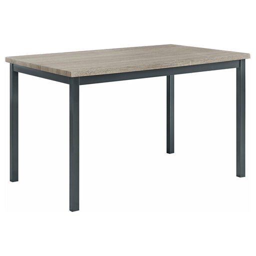 Garza Rectangular Dining Table Black - Premium Dining Table from Coaster Z2 Standard - Just $146! Shop now at Furniture Wholesale Plus  We are the best furniture store in Nashville, Hendersonville, Goodlettsville, Madison, Antioch, Mount Juliet, Lebanon, Gallatin, Springfield, Murfreesboro, Franklin, Brentwood