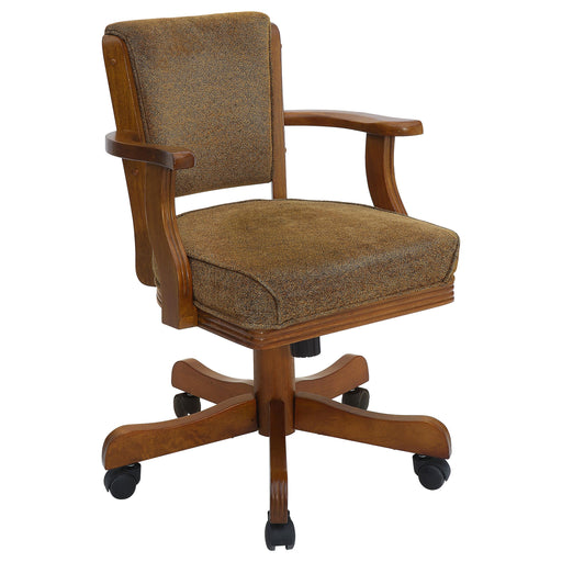 Mitchell Upholstered Game Chair Olive-brown and Amber - Premium Gaming Chair from Coaster Z2 Standard - Just $350! Shop now at Furniture Wholesale Plus  We are the best furniture store in Nashville, Hendersonville, Goodlettsville, Madison, Antioch, Mount Juliet, Lebanon, Gallatin, Springfield, Murfreesboro, Franklin, Brentwood