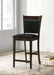 Jaden Upholstered Counter Height Stools Black and Espresso (Set of 2) - Premium Barstool from Coaster Z2 Standard - Just $92! Shop now at Furniture Wholesale Plus  We are the best furniture store in Nashville, Hendersonville, Goodlettsville, Madison, Antioch, Mount Juliet, Lebanon, Gallatin, Springfield, Murfreesboro, Franklin, Brentwood