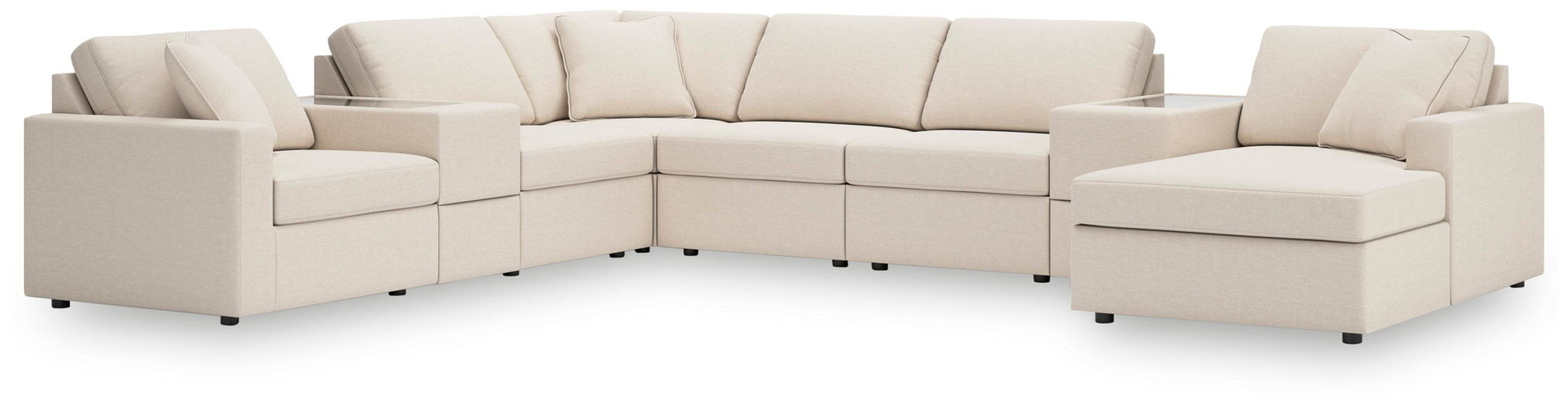 Modmax - Sectional - Oyster – Stationary Sectionals by Signature Design by Ashley® at Furniture Wholesale Plus , Nashville furniture store