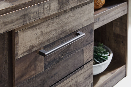 Derekson - LG TV Stand w/Fireplace Option - Multi Gray – TV Stands by Signature Design by Ashley® at Furniture Wholesale Plus , Nashville furniture store