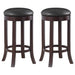 Aboushi Swivel Bar Stools with Upholstered Seat Brown (Set of 2) - Premium Barstool from Coaster Z2 Standard - Just $110! Shop now at Furniture Wholesale Plus  We are the best furniture store in Nashville, Hendersonville, Goodlettsville, Madison, Antioch, Mount Juliet, Lebanon, Gallatin, Springfield, Murfreesboro, Franklin, Brentwood