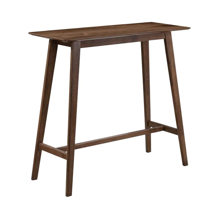 Finnick Rectangular Bar Table Walnut - Premium Counter Height Table from Coaster Z2 Standard - Just $186! Shop now at Furniture Wholesale Plus  We are the best furniture store in Nashville, Hendersonville, Goodlettsville, Madison, Antioch, Mount Juliet, Lebanon, Gallatin, Springfield, Murfreesboro, Franklin, Brentwood