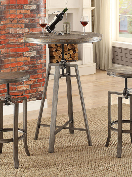 Bartlett Adjustable Swivel Bar Table Brushed Nutmeg - Premium Counter Height Table from Coaster Z2 Standard - Just $358! Shop now at Furniture Wholesale Plus  We are the best furniture store in Nashville, Hendersonville, Goodlettsville, Madison, Antioch, Mount Juliet, Lebanon, Gallatin, Springfield, Murfreesboro, Franklin, Brentwood