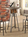 Bartlett Adjustable Swivel Bar Table Brushed Nutmeg - Premium Counter Height Table from Coaster Z2 Standard - Just $358! Shop now at Furniture Wholesale Plus  We are the best furniture store in Nashville, Hendersonville, Goodlettsville, Madison, Antioch, Mount Juliet, Lebanon, Gallatin, Springfield, Murfreesboro, Franklin, Brentwood