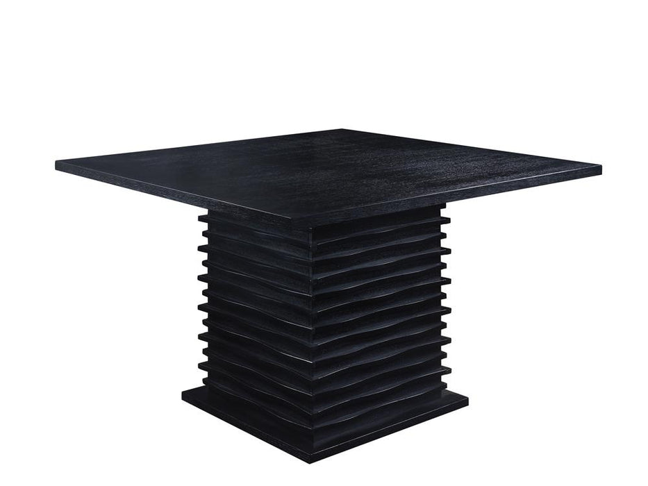 Stanton Square Counter Table Black - Premium Counter Height Table from Coaster Z2 Standard - Just $666! Shop now at Furniture Wholesale Plus  We are the best furniture store in Nashville, Hendersonville, Goodlettsville, Madison, Antioch, Mount Juliet, Lebanon, Gallatin, Springfield, Murfreesboro, Franklin, Brentwood