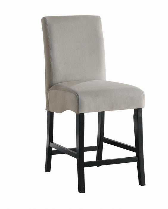 Stanton Upholstered Counter Height Chairs Grey and Black (Set of 2) - Premium Barstool from Coaster Z2 Standard - Just $148! Shop now at Furniture Wholesale Plus  We are the best furniture store in Nashville, Hendersonville, Goodlettsville, Madison, Antioch, Mount Juliet, Lebanon, Gallatin, Springfield, Murfreesboro, Franklin, Brentwood