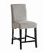 Stanton Upholstered Counter Height Chairs Grey and Black (Set of 2) - Premium Barstool from Coaster Z2 Standard - Just $148! Shop now at Furniture Wholesale Plus  We are the best furniture store in Nashville, Hendersonville, Goodlettsville, Madison, Antioch, Mount Juliet, Lebanon, Gallatin, Springfield, Murfreesboro, Franklin, Brentwood