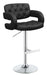 Brandi Adjustable Bar Stool Black and Chrome - Premium Barstool from Coaster Z2 Standard - Just $218! Shop now at Furniture Wholesale Plus  We are the best furniture store in Nashville, Hendersonville, Goodlettsville, Madison, Antioch, Mount Juliet, Lebanon, Gallatin, Springfield, Murfreesboro, Franklin, Brentwood