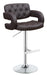 Brandi Adjustable Bar Stool Chrome and Brown - Premium Barstool from Coaster Z2 Standard - Just $218! Shop now at Furniture Wholesale Plus  We are the best furniture store in Nashville, Hendersonville, Goodlettsville, Madison, Antioch, Mount Juliet, Lebanon, Gallatin, Springfield, Murfreesboro, Franklin, Brentwood