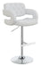 Brandi Adjustable Bar Stool Chrome and White - Premium Barstool from Coaster Z2 Standard - Just $218! Shop now at Furniture Wholesale Plus  We are the best furniture store in Nashville, Hendersonville, Goodlettsville, Madison, Antioch, Mount Juliet, Lebanon, Gallatin, Springfield, Murfreesboro, Franklin, Brentwood