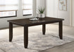 Dalila Rectangular Dining Table Cappuccino - Premium Dining Table from Coaster Z2 Standard - Just $426! Shop now at Furniture Wholesale Plus  We are the best furniture store in Nashville, Hendersonville, Goodlettsville, Madison, Antioch, Mount Juliet, Lebanon, Gallatin, Springfield, Murfreesboro, Franklin, Brentwood