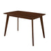 Kersey Dining Table with Angled Legs Chestnut - Premium Dining Table from Coaster Z2 Standard - Just $194! Shop now at Furniture Wholesale Plus  We are the best furniture store in Nashville, Hendersonville, Goodlettsville, Madison, Antioch, Mount Juliet, Lebanon, Gallatin, Springfield, Murfreesboro, Franklin, Brentwood