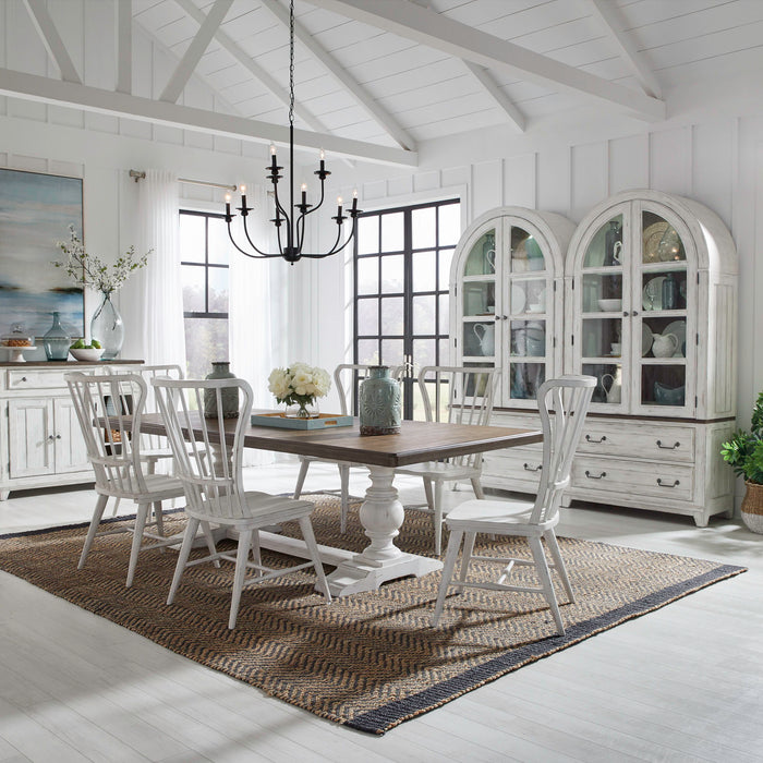 River Place - Trestle Table Set – 5 Piece Dining Room Sets by Liberty Furniture at Furniture Wholesale Plus , Nashville furniture store