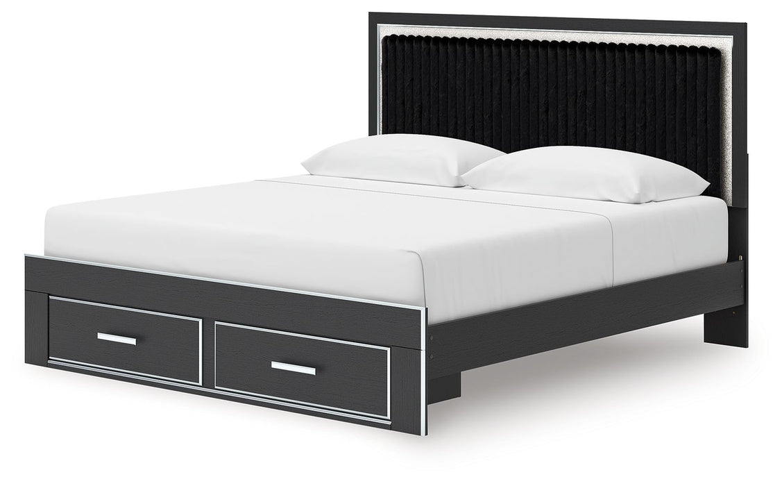 Zuraleus - Upholstered Panel Platform Storage Bed – Storage Beds by Signature Design by Ashley® at Furniture Wholesale Plus , Nashville furniture store