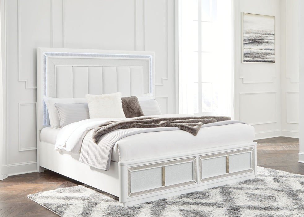 Chalanna - Upholstered Storage Bed – Storage Beds by Signature Design by Ashley® at Furniture Wholesale Plus , Nashville furniture store