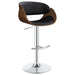 Dana Adjustable Bar Stool Black and Chrome - Premium Barstool from Coaster Z2 Standard - Just $198! Shop now at Furniture Wholesale Plus  We are the best furniture store in Nashville, Hendersonville, Goodlettsville, Madison, Antioch, Mount Juliet, Lebanon, Gallatin, Springfield, Murfreesboro, Franklin, Brentwood