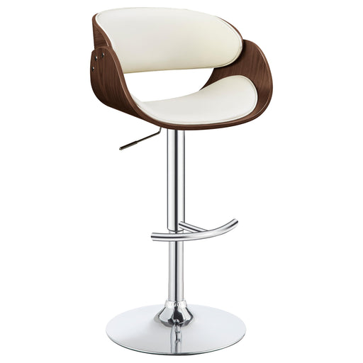 Dana Adjustable Bar Stool Ecru and Chrome - Premium Barstool from Coaster Z2 Standard - Just $198! Shop now at Furniture Wholesale Plus  We are the best furniture store in Nashville, Hendersonville, Goodlettsville, Madison, Antioch, Mount Juliet, Lebanon, Gallatin, Springfield, Murfreesboro, Franklin, Brentwood