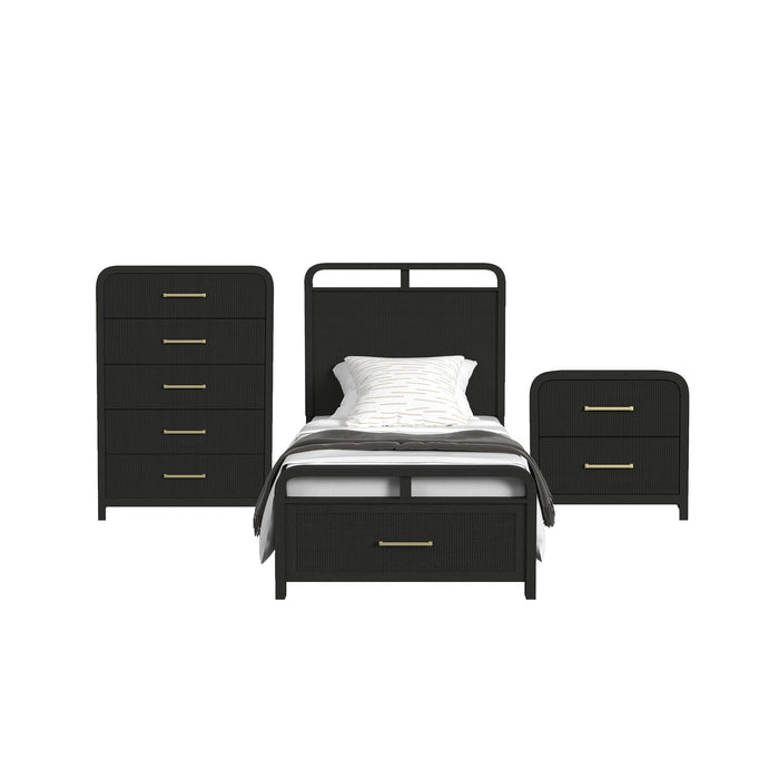 Ridgemont - Storage Bedroom Set – 3 Piece Bedroom Sets by Elements International at Furniture Wholesale Plus , Nashville furniture store