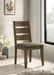 Alston Ladder Back Dining Side Chairs Knotty Nutmeg and Grey (Set of 2) - Premium Dining Chair from Coaster Z2 Standard - Just $116! Shop now at Furniture Wholesale Plus  We are the best furniture store in Nashville, Hendersonville, Goodlettsville, Madison, Antioch, Mount Juliet, Lebanon, Gallatin, Springfield, Murfreesboro, Franklin, Brentwood