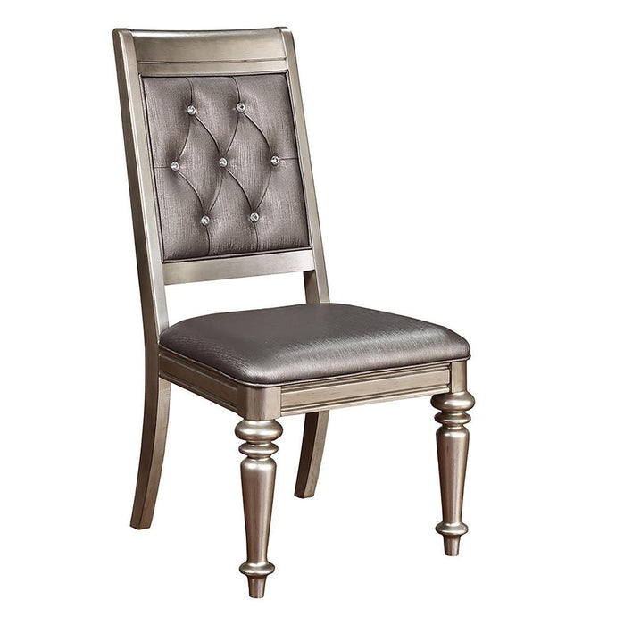 Bling Game Open Back Side Chairs Metallic (Set of 2) - Premium Dining Chair from Coaster Z2 Standard - Just $184! Shop now at Furniture Wholesale Plus  We are the best furniture store in Nashville, Hendersonville, Goodlettsville, Madison, Antioch, Mount Juliet, Lebanon, Gallatin, Springfield, Murfreesboro, Franklin, Brentwood