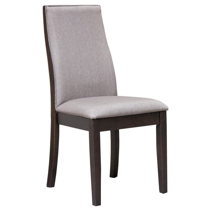 Spring Creek Upholstered Side Chairs Taupe (Set of 2) - Premium Dining Chair from Coaster Z2 Standard - Just $130! Shop now at Furniture Wholesale Plus  We are the best furniture store in Nashville, Hendersonville, Goodlettsville, Madison, Antioch, Mount Juliet, Lebanon, Gallatin, Springfield, Murfreesboro, Franklin, Brentwood