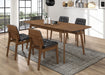 Redbridge Rectangular 5-piece Dining Set Natural Walnut - Premium Dining Room Set from Coaster Z2 Standard - Just $938! Shop now at Furniture Wholesale Plus  We are the best furniture store in Nashville, Hendersonville, Goodlettsville, Madison, Antioch, Mount Juliet, Lebanon, Gallatin, Springfield, Murfreesboro, Franklin, Brentwood