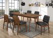 Redbridge Rectangular 7-piece Dining Set Natural Walnut - Premium Dining Room Set from Coaster Z2 Standard - Just $1226! Shop now at Furniture Wholesale Plus  We are the best furniture store in Nashville, Hendersonville, Goodlettsville, Madison, Antioch, Mount Juliet, Lebanon, Gallatin, Springfield, Murfreesboro, Franklin, Brentwood