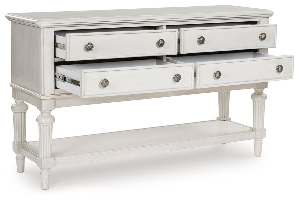 Montelaine - Antique White - Dining Room Server - Premium Servers from Benchcraft® - Just $728! Shop now at Furniture Wholesale Plus  We are the best furniture store in Nashville, Hendersonville, Goodlettsville, Madison, Antioch, Mount Juliet, Lebanon, Gallatin, Springfield, Murfreesboro, Franklin, Brentwood