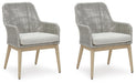 Seton Creek - Arm Chair With Cushion (Set of 2) - Gray – Chair Sets by Signature Design by Ashley® at Furniture Wholesale Plus , Nashville furniture store