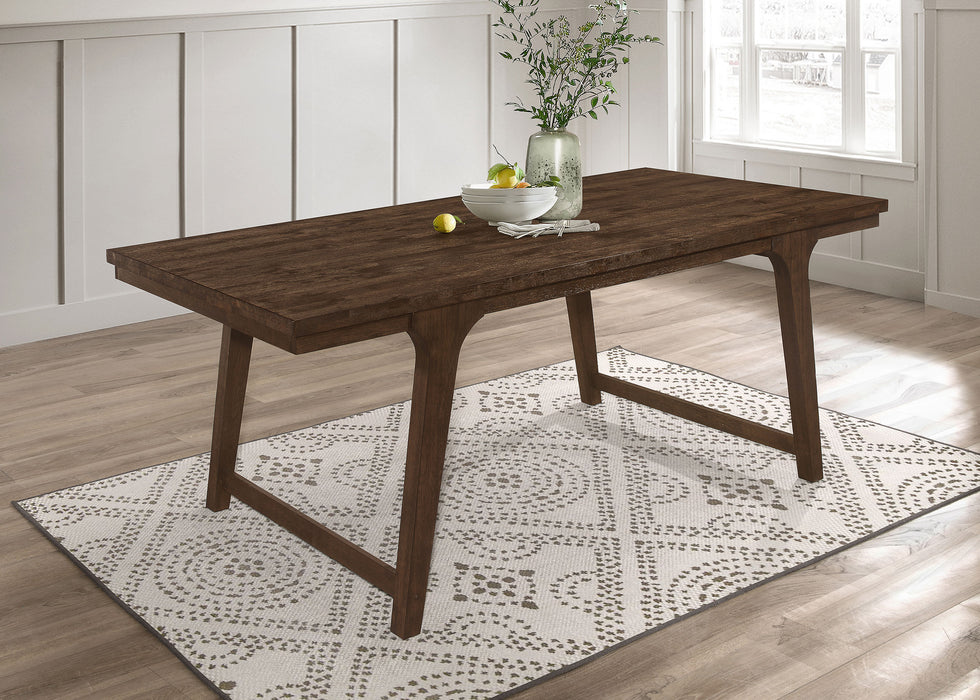 Reynolds Rectangular Dining Table Brown Oak - Premium Dining Table from Coaster Z2 Standard - Just $534! Shop now at Furniture Wholesale Plus  We are the best furniture store in Nashville, Hendersonville, Goodlettsville, Madison, Antioch, Mount Juliet, Lebanon, Gallatin, Springfield, Murfreesboro, Franklin, Brentwood