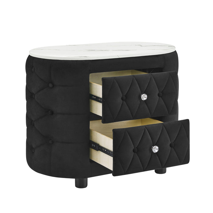 Natalia - Nightstand - Premium Accent Nightstands from Crown Mark - Just $229! Shop now at Furniture Wholesale Plus  We are the best furniture store in Nashville, Hendersonville, Goodlettsville, Madison, Antioch, Mount Juliet, Lebanon, Gallatin, Springfield, Murfreesboro, Franklin, Brentwood