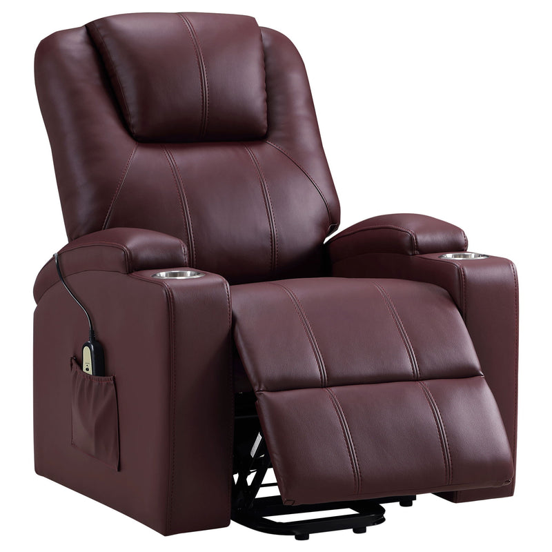 Armstrong - Upholstered Power Lift Massage Recliner – Lift Chairs by Coaster Fine Furniture at Furniture Wholesale Plus , Nashville furniture store
