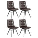 Aiken Upholstered Tufted Side Chairs Brown (Set of 4) - Premium Dining Chair from Coaster Z2 Standard - Just $146! Shop now at Furniture Wholesale Plus  We are the best furniture store in Nashville, Hendersonville, Goodlettsville, Madison, Antioch, Mount Juliet, Lebanon, Gallatin, Springfield, Murfreesboro, Franklin, Brentwood