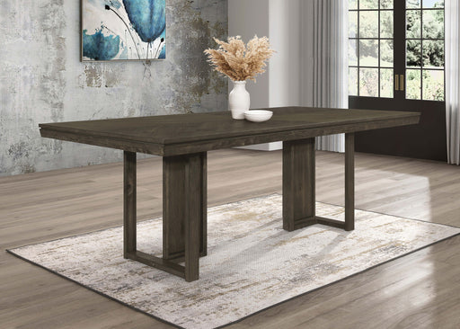 Kelly Rectangular Dining Table Dark Grey - Premium Dining Table from Coaster Z2 Standard - Just $626! Shop now at Furniture Wholesale Plus  We are the best furniture store in Nashville, Hendersonville, Goodlettsville, Madison, Antioch, Mount Juliet, Lebanon, Gallatin, Springfield, Murfreesboro, Franklin, Brentwood