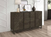 Kelly 3-drawer Storage Dining Sideboard Server Dark Grey - Premium Server from Coaster Z2 Standard - Just $878! Shop now at Furniture Wholesale Plus  We are the best furniture store in Nashville, Hendersonville, Goodlettsville, Madison, Antioch, Mount Juliet, Lebanon, Gallatin, Springfield, Murfreesboro, Franklin, Brentwood