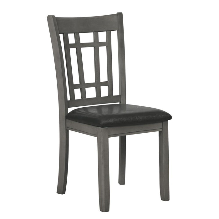 Lavon Padded Dining Side Chairs Medium Grey and Black (Set of 2) - Premium Dining Chair from Coaster Z2 Standard - Just $94! Shop now at Furniture Wholesale Plus  We are the best furniture store in Nashville, Hendersonville, Goodlettsville, Madison, Antioch, Mount Juliet, Lebanon, Gallatin, Springfield, Murfreesboro, Franklin, Brentwood