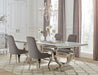 Antoine Rectangular Dining Set Chrome and Grey - Premium Dining Room Set from Coaster Z2 Standard - Just $2130! Shop now at Furniture Wholesale Plus  We are the best furniture store in Nashville, Hendersonville, Goodlettsville, Madison, Antioch, Mount Juliet, Lebanon, Gallatin, Springfield, Murfreesboro, Franklin, Brentwood