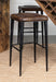 Alvaro Leather Upholstered Backless Bar Stool Antique Brown and Black (Set of 2) - Premium Barstool from Coaster Z2 Standard - Just $222! Shop now at Furniture Wholesale Plus  We are the best furniture store in Nashville, Hendersonville, Goodlettsville, Madison, Antioch, Mount Juliet, Lebanon, Gallatin, Springfield, Murfreesboro, Franklin, Brentwood