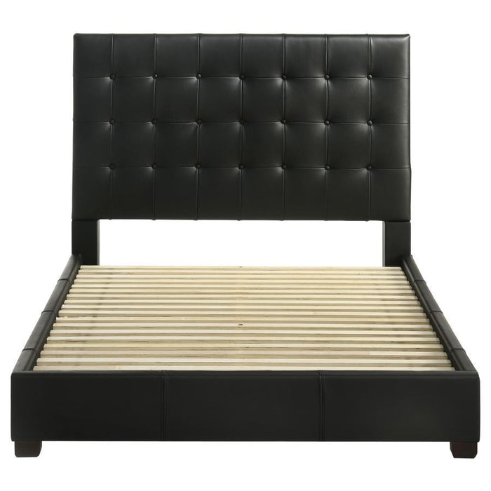 Medley - Genuine Leather Platform Bed – Upholstered Beds by Coaster Fine Furniture at Furniture Wholesale Plus , Nashville furniture store