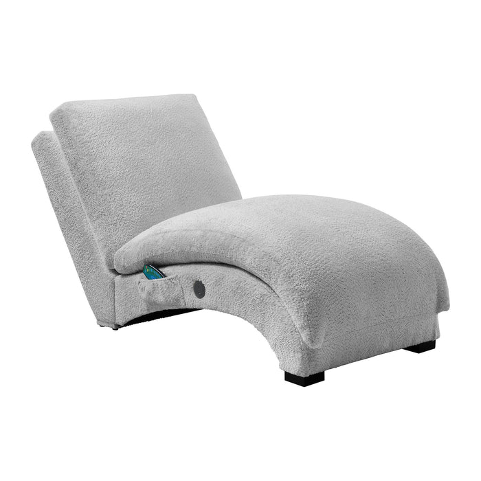 Nori - Chaise With Heat Massage, USBC, LED – Chaises by Elements International at Furniture Wholesale Plus , Nashville furniture store