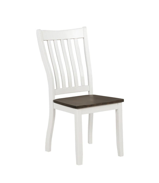 Kingman Slat Back Dining Chairs Espresso and White (Set of 2) - Premium Dining Chair from Coaster Z2 Standard - Just $112! Shop now at Furniture Wholesale Plus  We are the best furniture store in Nashville, Hendersonville, Goodlettsville, Madison, Antioch, Mount Juliet, Lebanon, Gallatin, Springfield, Murfreesboro, Franklin, Brentwood